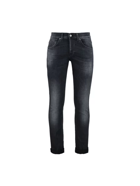 Skinny jeansy skinny Dondup czarne