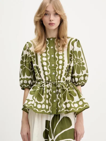 Farm Rio cămașă din verde