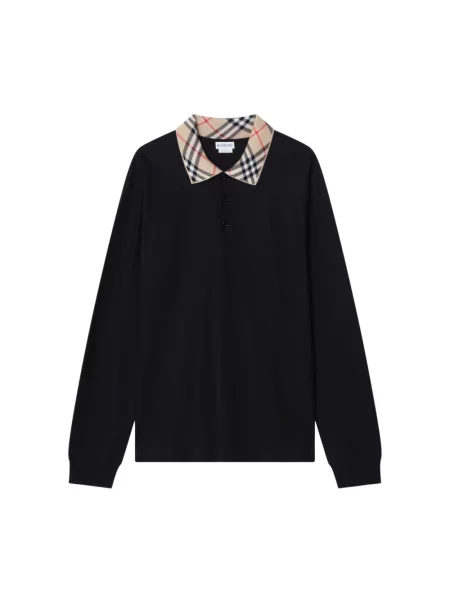 Koszulka polo Burberry czarna