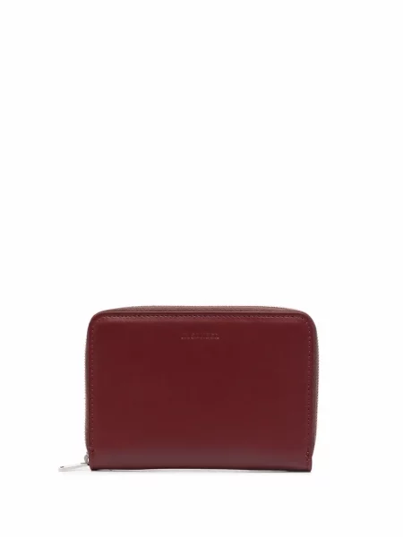 Portofel Jil Sander din piele roșu