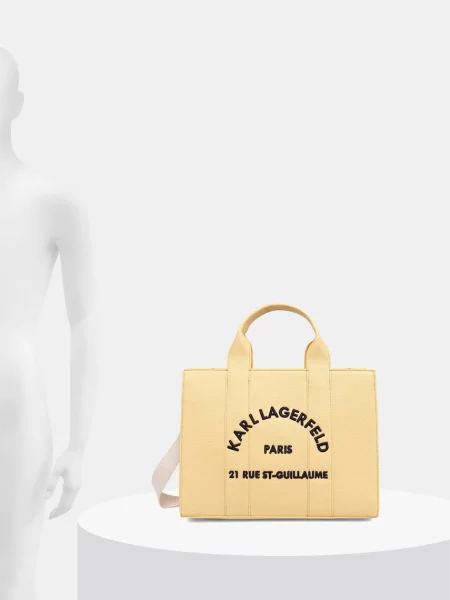 Кожаная сумка шоппер Karl Lagerfeld