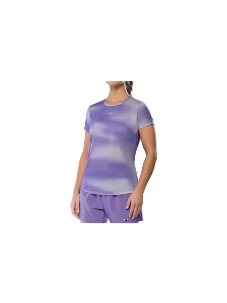 Běžecké tričko Mizuno Core Graphic Tee thistle