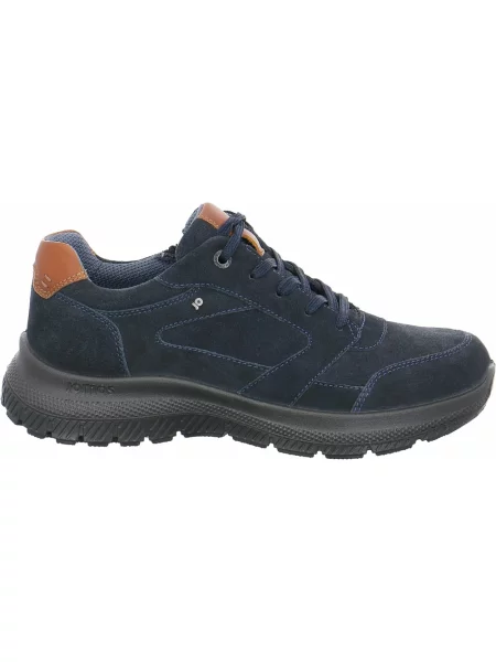 Sneakersy Jomos zamszowe niebieskie