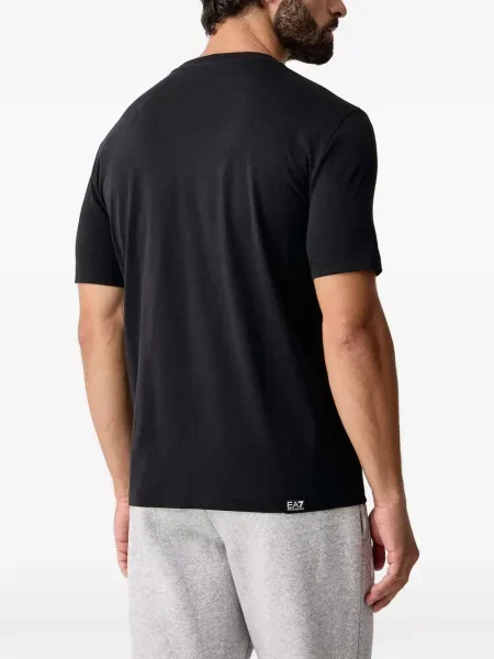 Μπλούζα Ea7 Emporio Armani με σχέδιο μαύρο