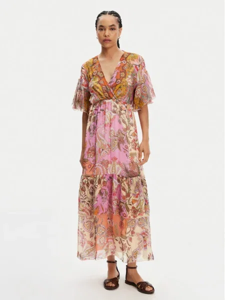 Poletna obleka Dixie bež