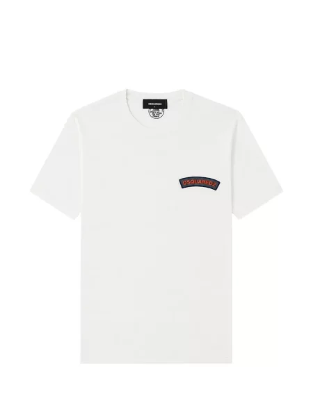 Tricou Dsquared2 cu autograf alb