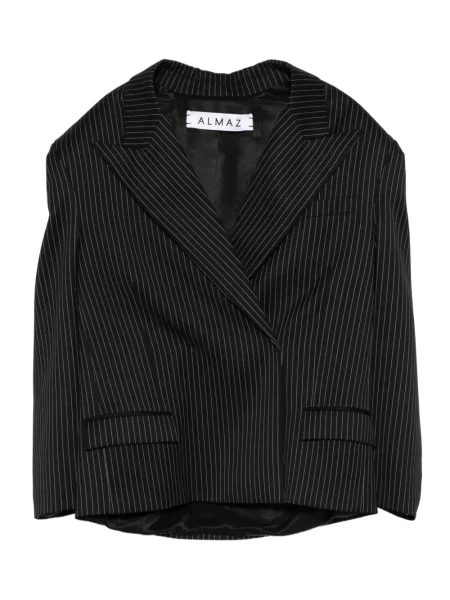 Marynarka Almaz wełniana w paski czarna