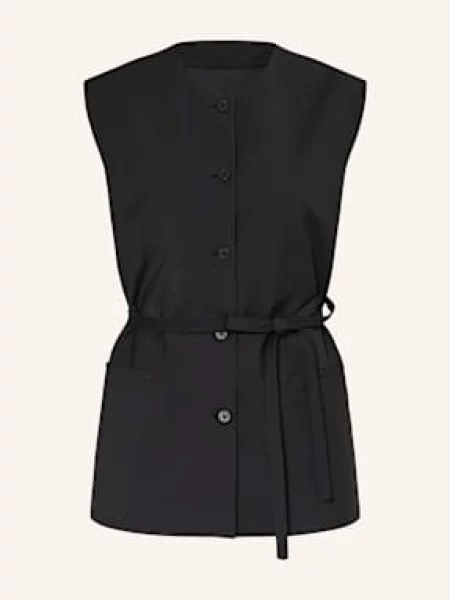 Selected Femme Kamizelka Typu Blezer schwarz czarna