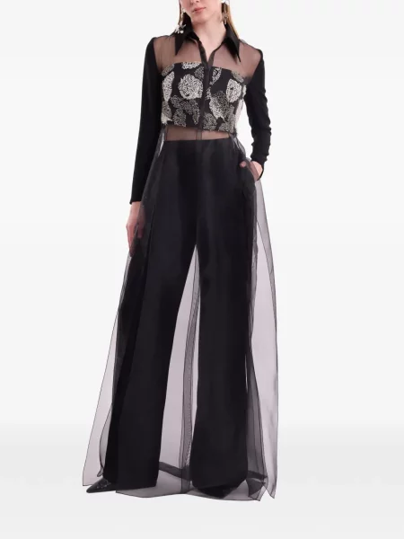 Pantaloni Gemy Maalouf negru
