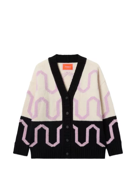 Cardigan La Doublej cu imprimeu geometric