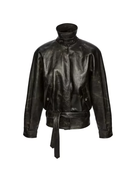 Kołnierzykowy płaszcz Magda Butrym czarny