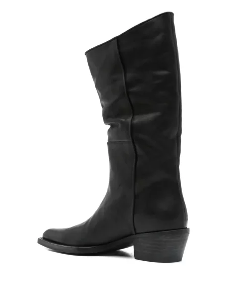 Botine Khaite din piele negru
