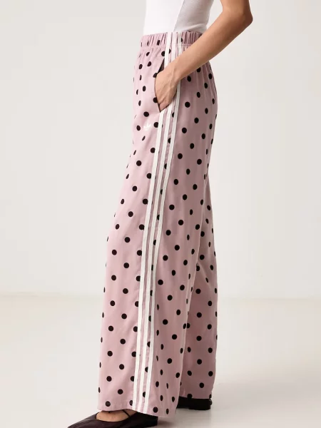 Adidas Originals штани wide leg Wide Leg Polka Dots