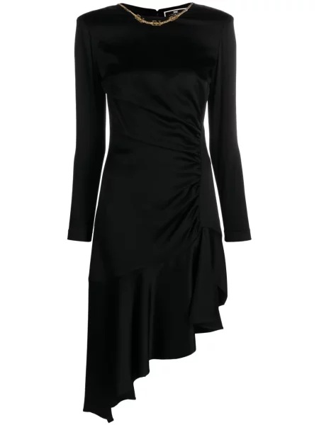 Rochie Elisabetta Franchi din crep de costum negru