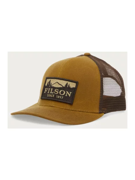 Czapka z daszkiem Filson z siateczką brązowa