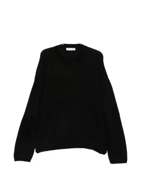 Pulover The Frankie Shop cu decolteu rotund negru