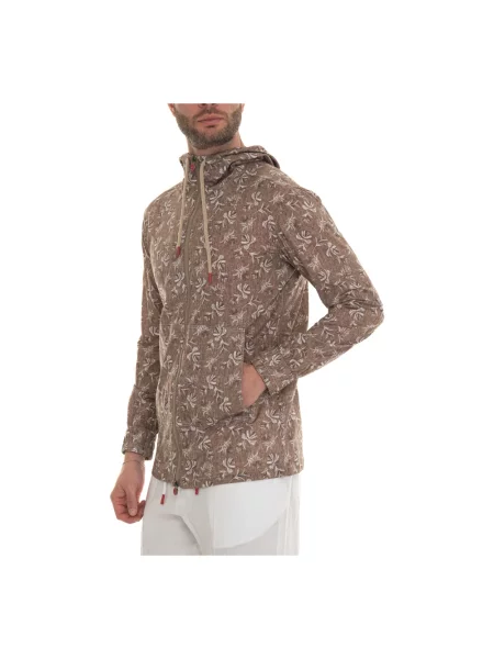 Bluza z kapturem Kiton z kapturem beżowa