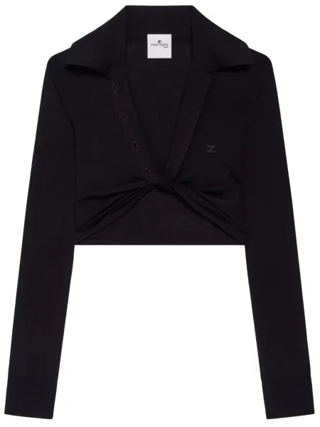 Cropp pulover Courreges negru