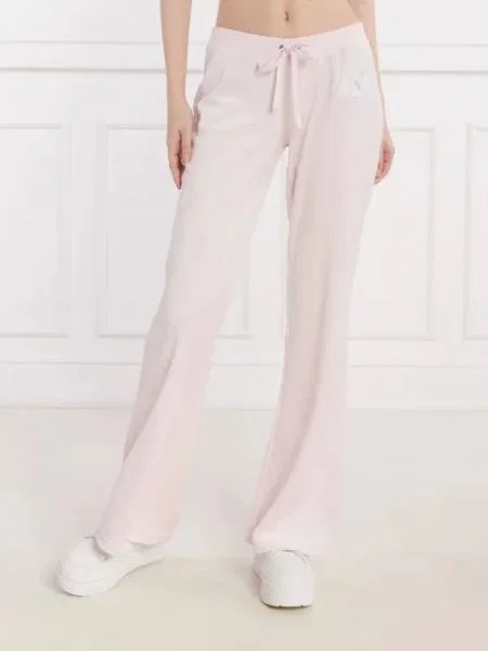 Juicy Couture Pantaloni de trening HERITAGE DOG CREST KAISA | flare fit roz