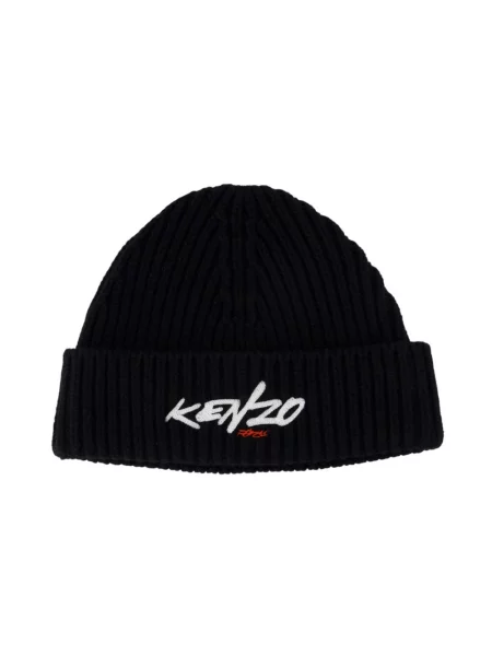 Czapka Kenzo wełniana czarna