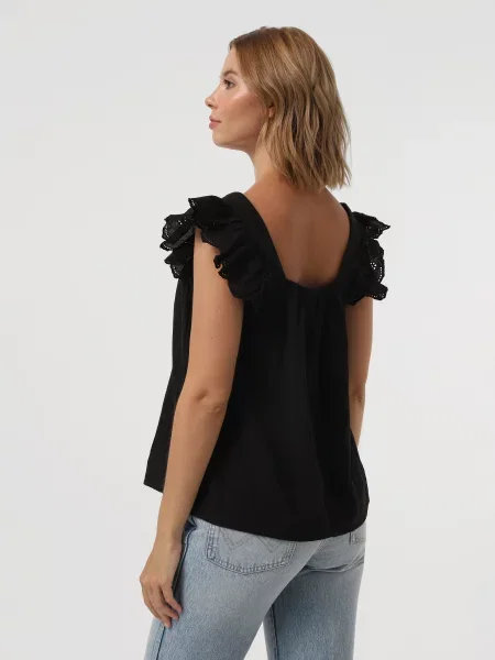 Майка Vero Moda черная