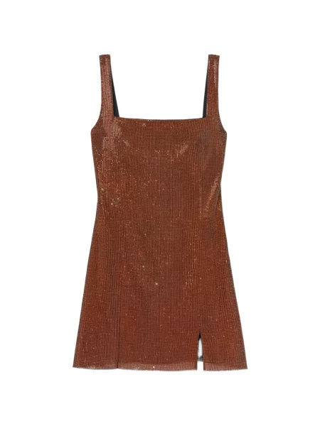 Rochie mini Self-portrait maro