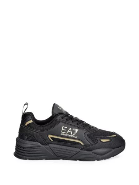 Sneakerși Ea7 Emporio Armani cu imagine negru
