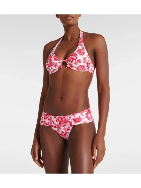 Bikini Melissa Odabash cu model floral alb