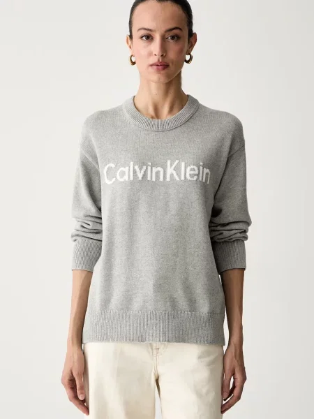 Calvin Klein Jeans Pulover deschis gri