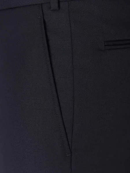 Pantaloni Scabal de lână albastru