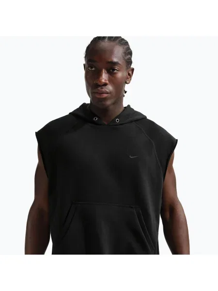Мъжки суитшърт за тренировка Nike Athletic Club Dri-Fit Sleeveless Hoodie черно