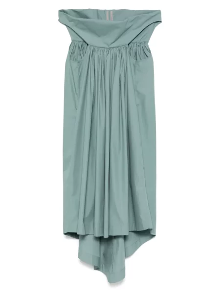 Rochie midi Rick Owens până la genunchi de costum verde