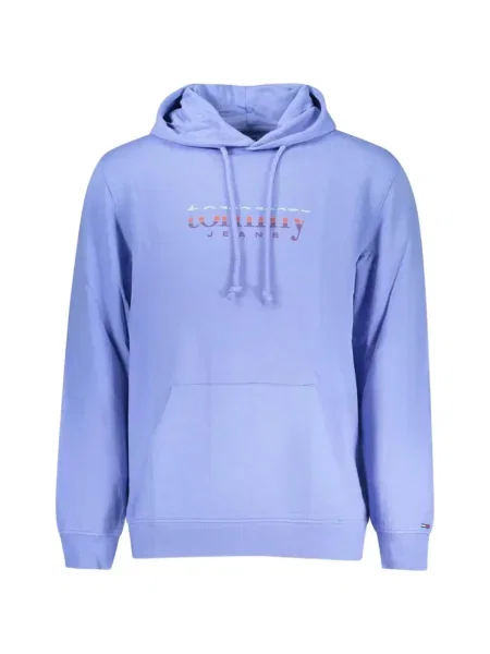 Hanorac cu glugă Tommy Hilfiger cu imagine violet