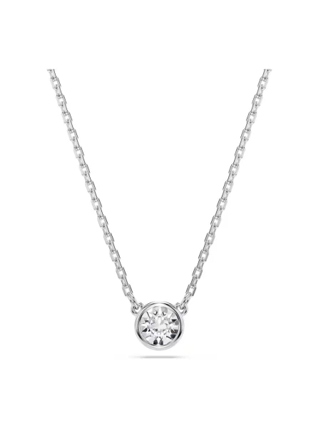 Naszyjnik Swarovski szary