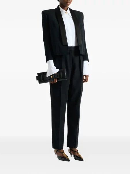 Decupat geacă Balmain negru