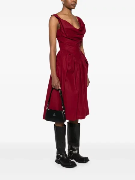 Кожена чанта Vivienne Westwood черно
