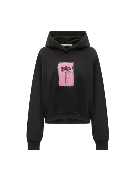 Bluza z kapturem Palm Angels z kapturem czarna