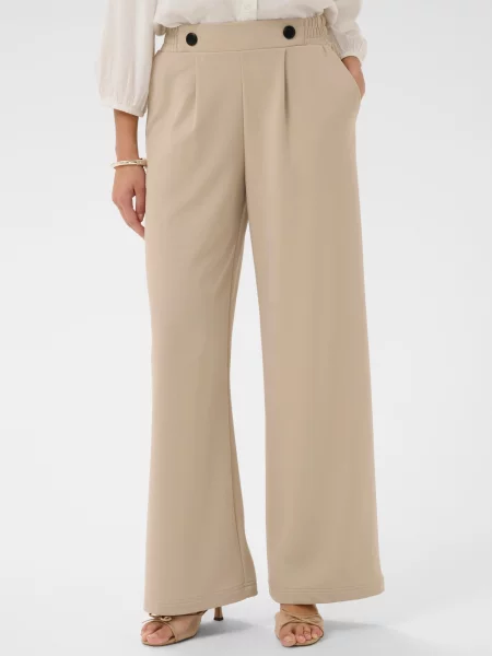 Kaffe Pantaloni cutați KAphoebe' bej