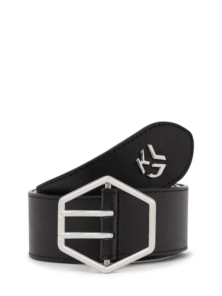 Karl Lagerfeld Jeans de piele negru