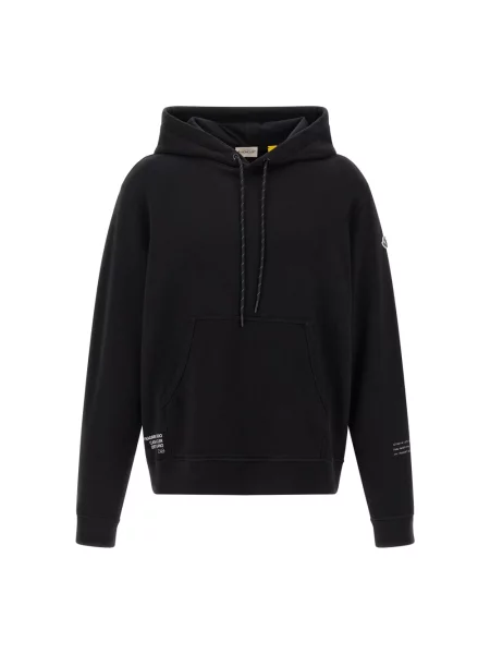 Bluza z kapturem Moncler czarna