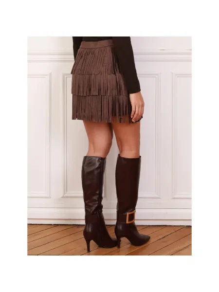 Fustă La Modeuse maro