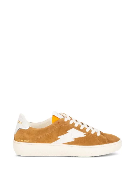 Sneakerși Stokton din piele de căprioară maro