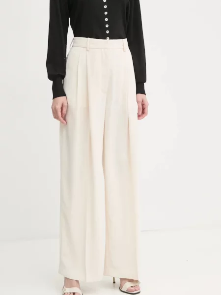 Day Birger et Mikkelsen pantaloni Enzo femei lat high waist bej