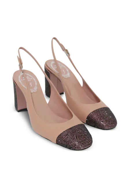 Kalnų krištolas bateliai René Caovilla slingback