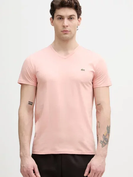 Lacoste T-shirt pomarańczowa