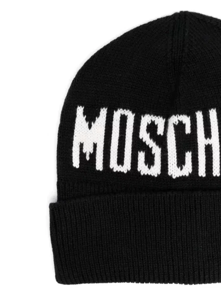 Czapka dziecięca Moschino czarna