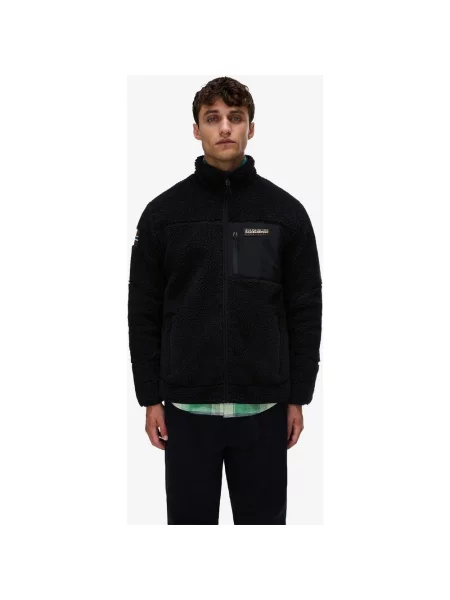Polar napapijri yupik fleece full zip S czarny
