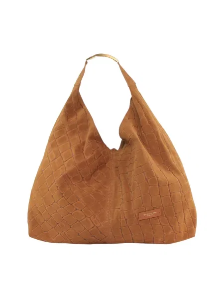 Torebka My Best Bags skórzana brązowa