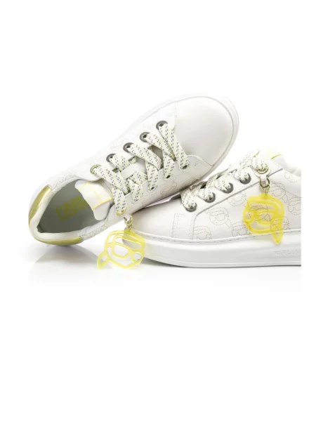 Sneakersy Karl Lagerfeld skórzane białe