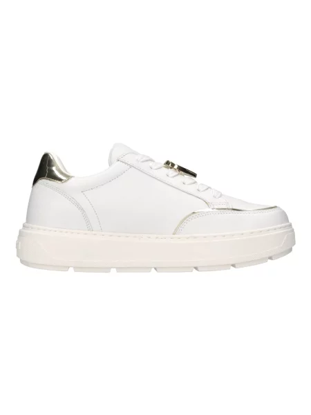 Sneakersy Love Moschino skórzane białe
